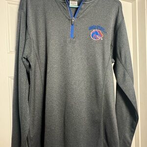 Knights Long Sleeve Pullover Charcoal Boise State University (BSU)